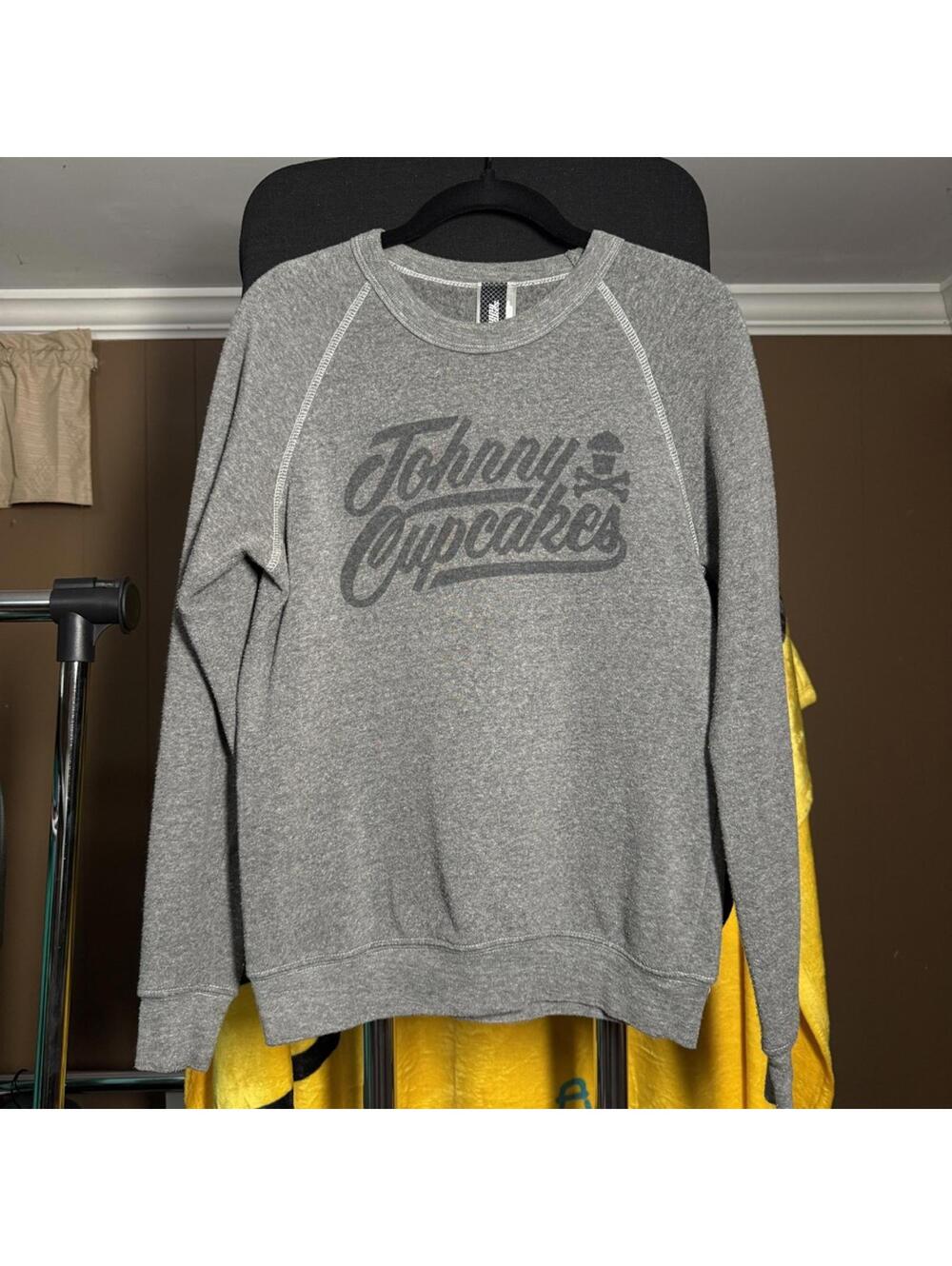 Johnny Cupcakes Men's Grey Sweatshirt